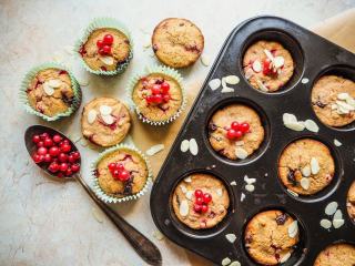 Muffins au yaourt poire et pépites de chocolat, recette