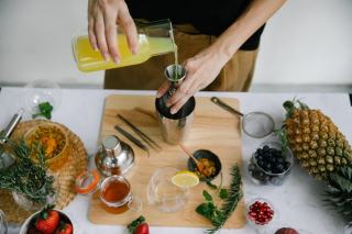 Punch exotique à l'ananas pour 10 personnes