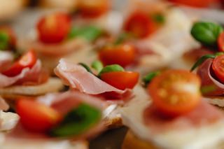 Bouchées tomates séchées, parmesan et jambon - Recette apéro