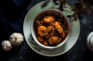 Cari camaron - Recette réunionnaise aux crevettes épicées