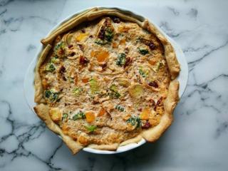 Quiche lorraine sans crème : recette légère et savoureuse