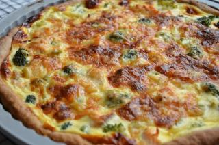 Quiche sans pâte légère poireaux et courgettes - Recette