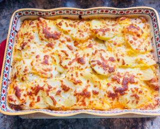 Gratin d'ébly aux légumes et jambon : recette complète et rapide