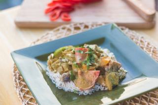 Jambon et riz à la sauce Hélène : recette familiale crémeuse