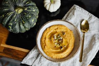 Purée rapide potiron et pommes de terre : recette orangée et onctueuse