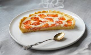 Tarte Bourdaloue revisitée : poires et crème d'amandes