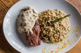 Risotto poulet champignons petits pois Cookeo : recette facile